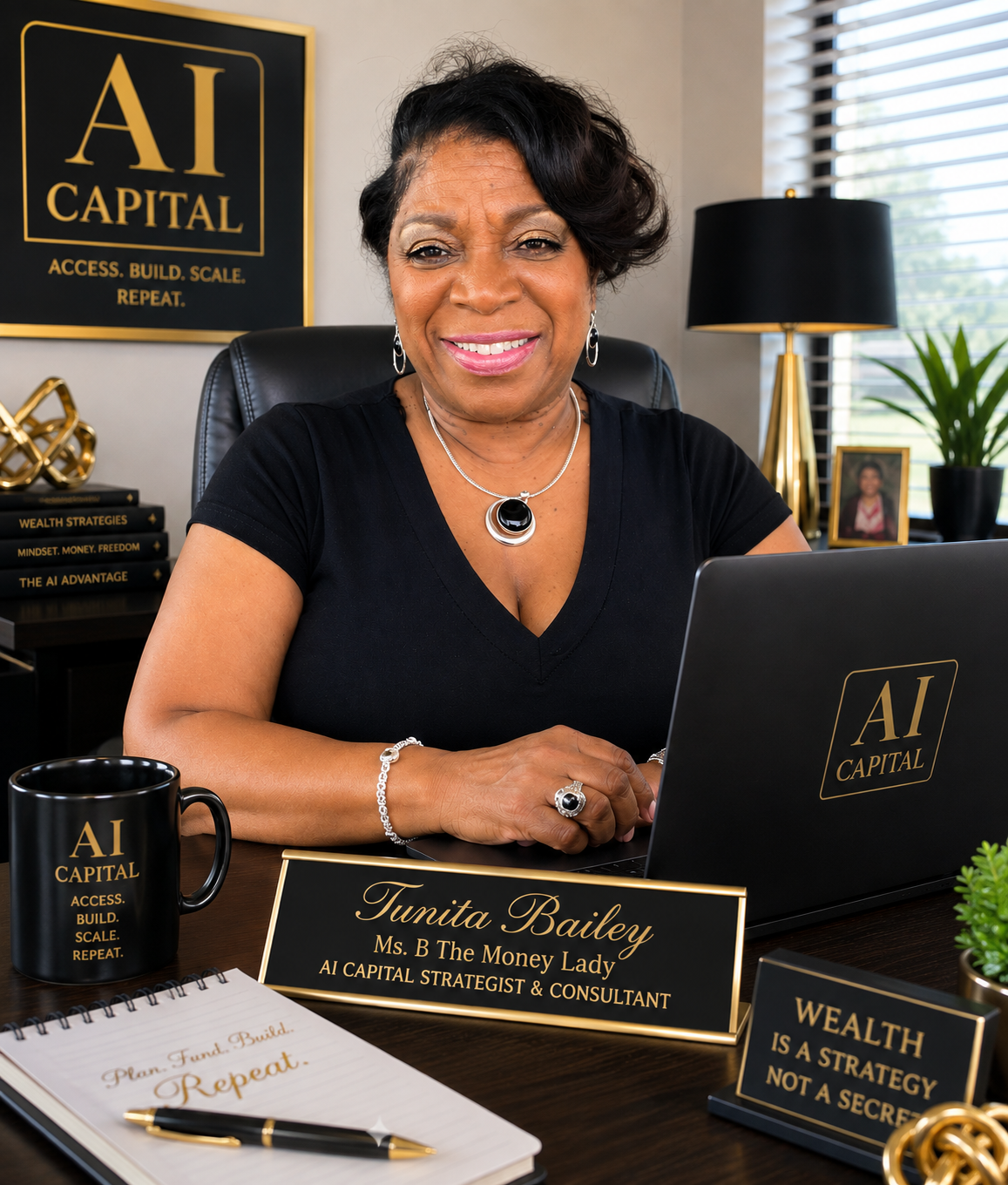 Ms. B The Money Lady, founder of FlipFund AI™ Academy